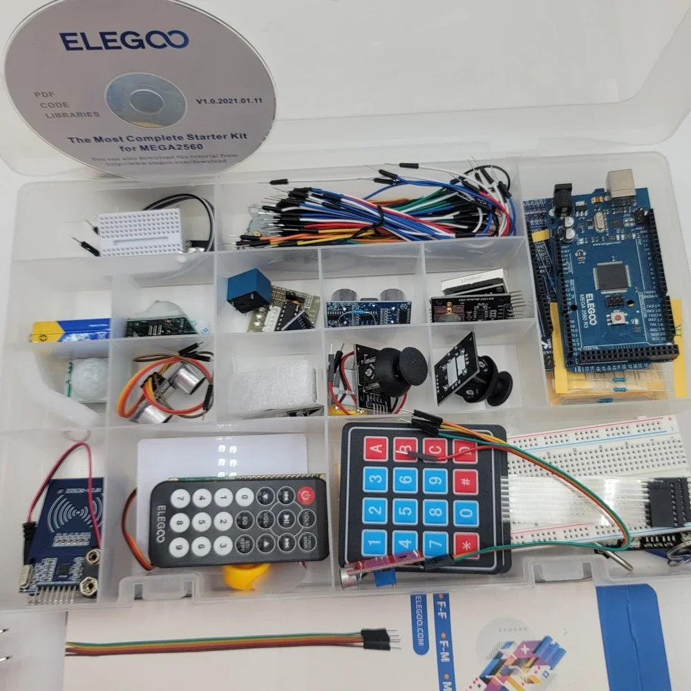 Elegoo Mega 2560 Most Complete Starter‎ Kit & 37 Sensor Kit V2.0 for Arduino